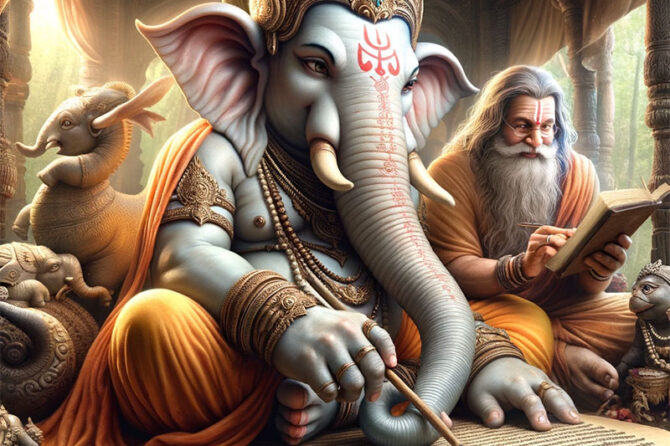 A Tusk for Truth: Lord Ganesha’s Unwavering Commitment to Duty