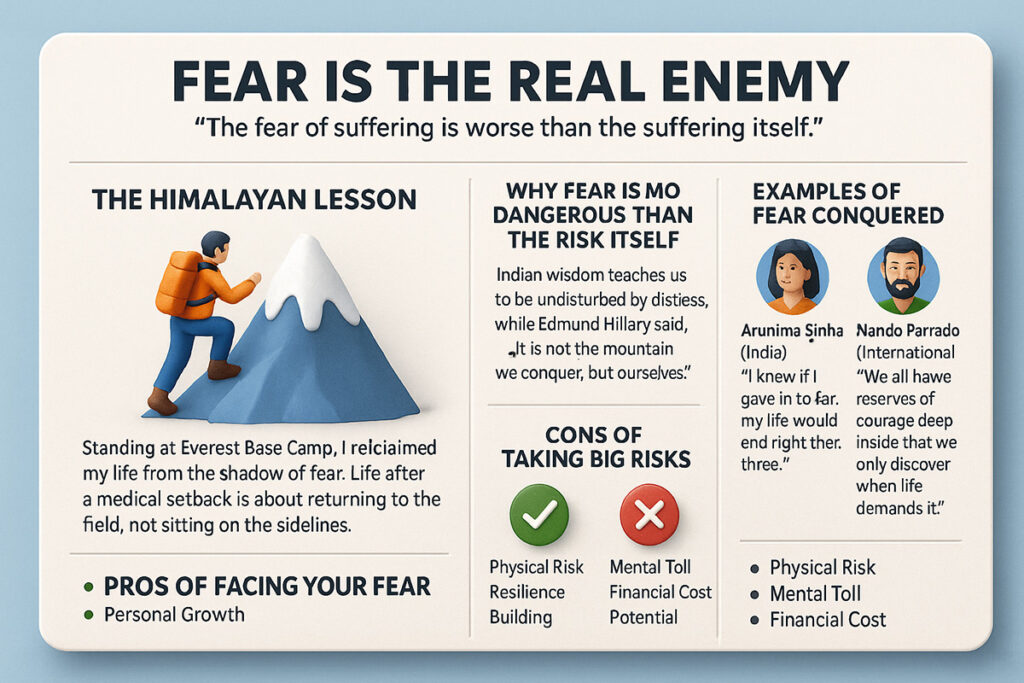 Fear is the real enemy