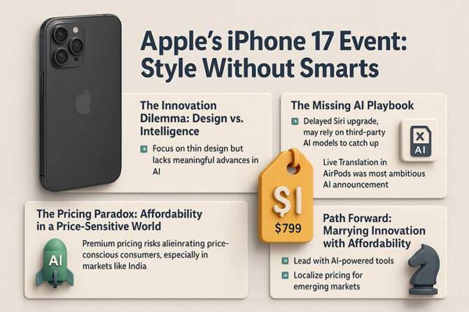 Apple’s iPhone 17 Launch: Beauty Without Brains