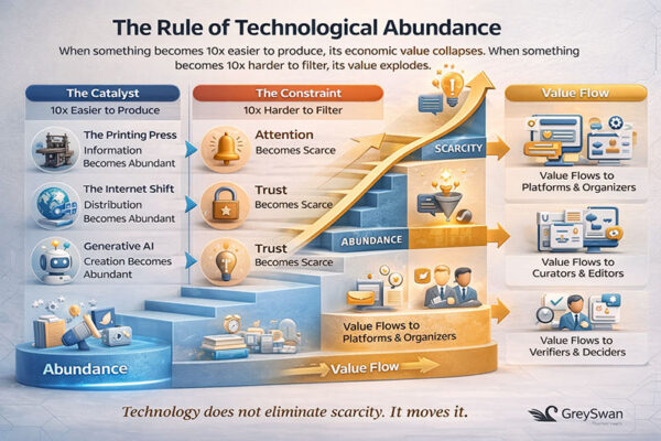 The Rule of Technological Abundance: Why Judgment Becomes the New Scarcity
