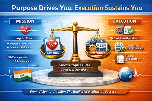 Purpose Drives You, Execution Sustains You: The Real Formula for Healthcare Success