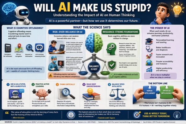 AI and Human Intelligence: Is Cognitive Decline a Real Risk?