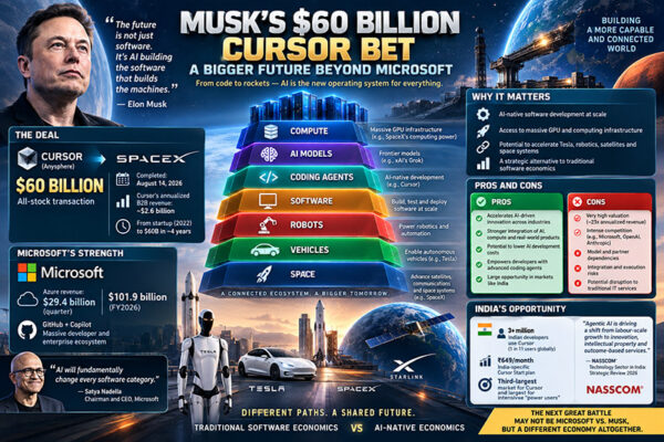 $60 Billion for Cursor: Musk’s Big Bet on an AI-Native Future Beyond Microsoft.