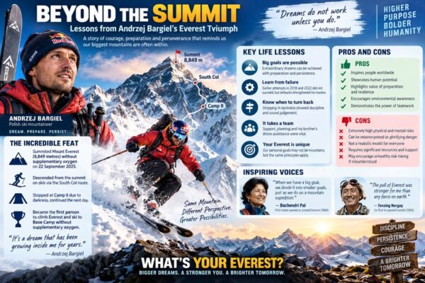 Beyond the Summit: Lessons from Andrzej Bargiel’s Everest Triumph