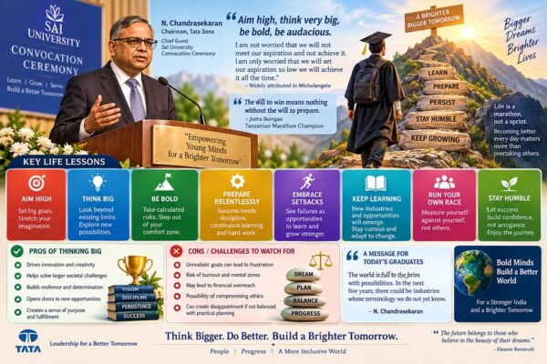 Aim High, Think Big: Lessons for Life from N. Chandrasekaran